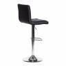 Стул барный BARBER (mod. KY711D) / 1 шт. в упаковке металл/экокожа, 43*50*92-103 см, черный/хром черный металл/экокожа