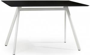 Стол ламинированный Tower белый, черный 1190х690х750 мм