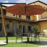 Зонт профессиональный Ø3.5 м Palladio Braccio имитация ироко, терракотовый Ø3500 мм