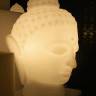 Светильник пластиковый настольный Будда Buddha Lighting желтый 220х200х340 мм