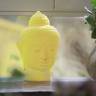 Светильник пластиковый настольный Будда Buddha Lighting желтый 220х200х340 мм