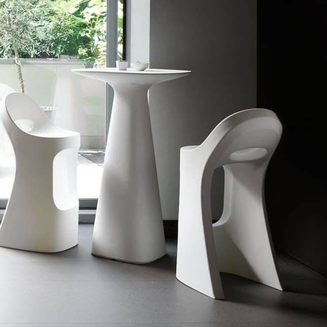 Стол пластиковый барный Amelie Up Standard 615х615х1100 мм