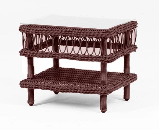 LEGEND Стол кофейный боковой шоколад