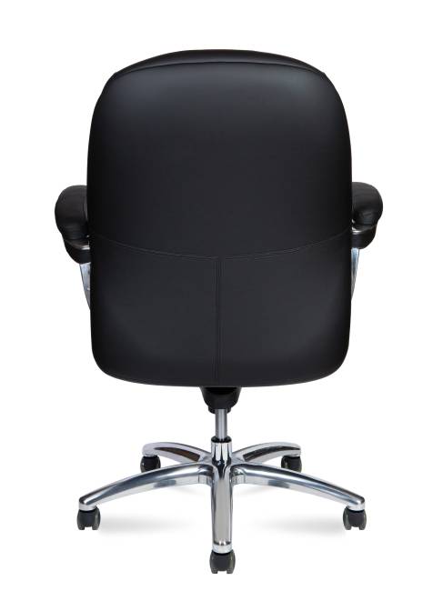 Кресло офисное / Гранд LB блэк / Grand LB black  / черная экокожа