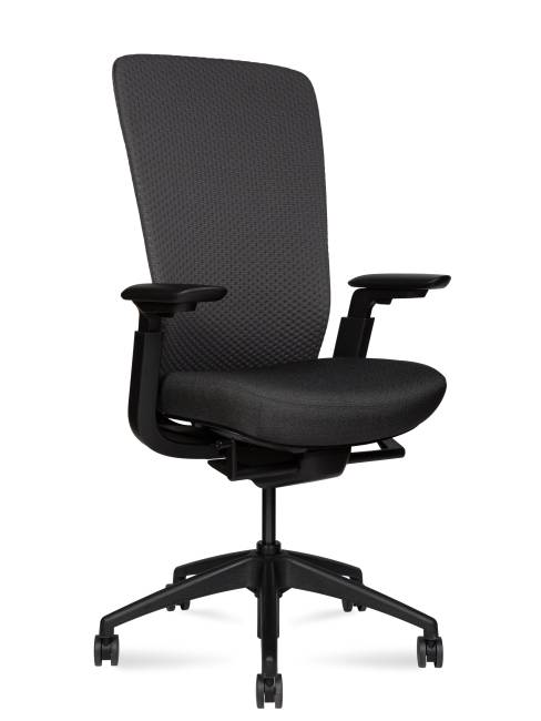 Кресло офисное / Джоуль / Joule  / черная ткань/черная ткань
