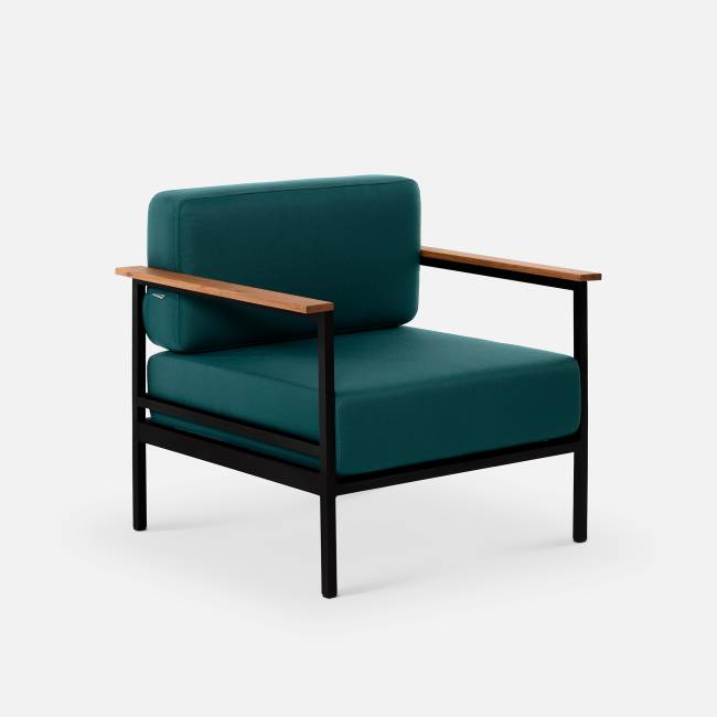 Кресло Ratio wood (с упаковкой) RAL 9005, Zimmy 698, Ясень.Светлый орех