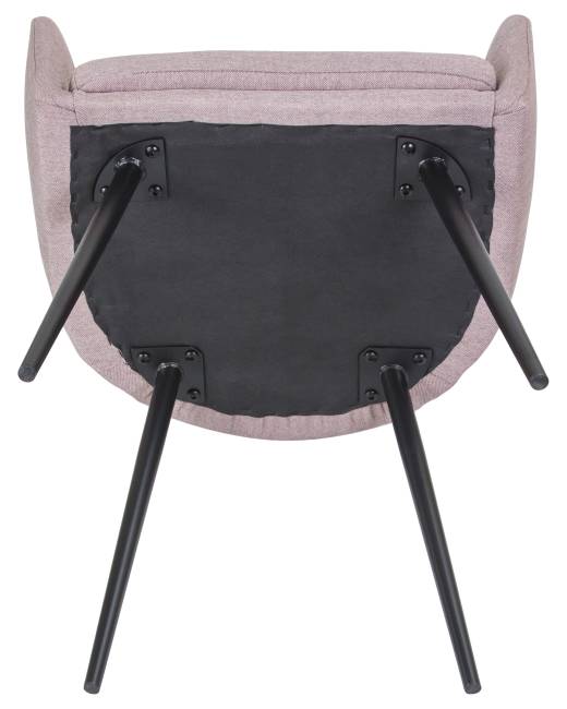 Стул обеденный DOBRIN ALINA, серая ткань (LAR-106D-25)