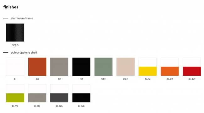 Стул офисный на колесах Tweet белый, оранжевый 490х525х810 мм