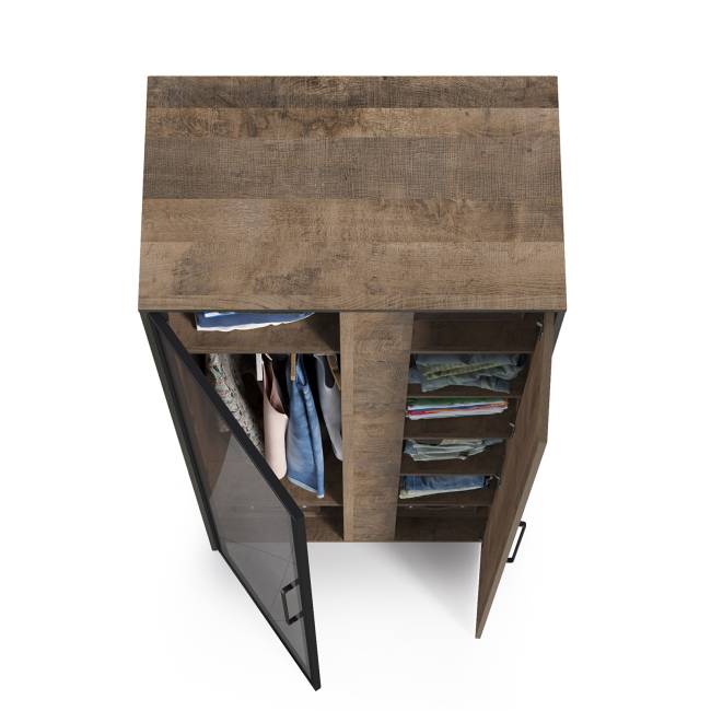 Шкаф Трувор 13.204 цвет дуб гранж песочный/интра