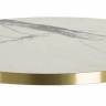 Столешница круглая Laminate для подстолья Tiffany белый мрамор Каррара Ø700х30 мм