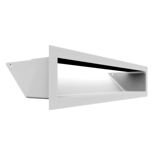 Решетка Kratki Люфт белая 9x40