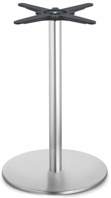 Подстолье металлическое Tiffany сатинированная сталь Ø450х730 мм