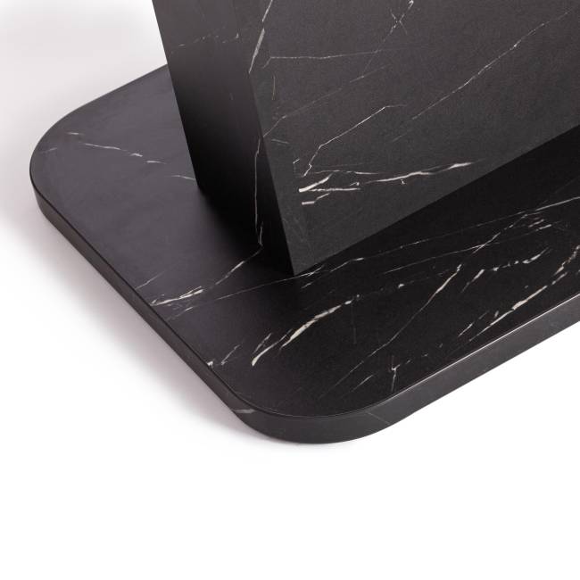 Стол обеденный SMART ЛДСП, 105-140х68,6х75 см, Мрамор Блэк Роял/Белый Мрамор Блэк Роял/Белый ЛДСП Стол обеденный SMART ЛДСП, 105-140х68,6х75 см, Мрамор Блэк Роял/Белый Мрамор Блэк Роял/Белый ЛДСП