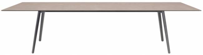 Стол ламинированный Squid антрацит, тортора шпатель 2990х1200х730 мм