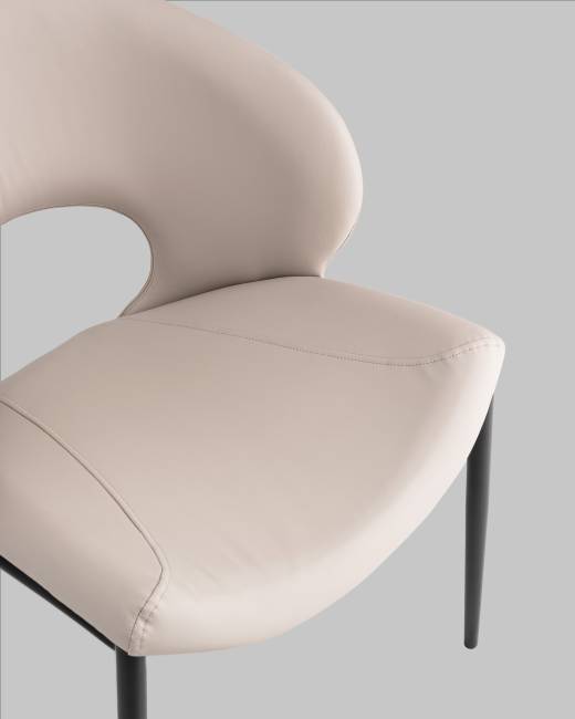 Стул Вивьен иск.кожа светло-бежевый