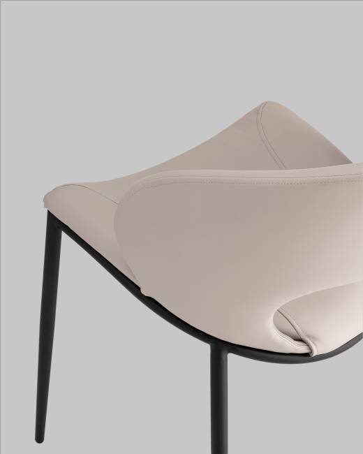 Стул Вивьен иск.кожа светло-бежевый