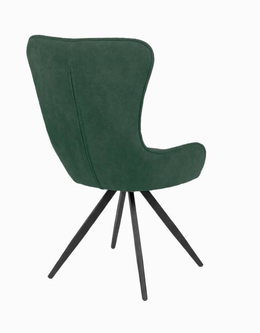 Стул DikLine 333 поворотный TW14 зеленый, ножки черные