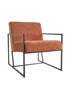 Кресло Алекс шенилл терракотовый