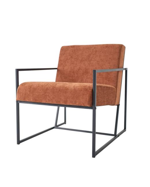 Кресло Алекс шенилл терракотовый