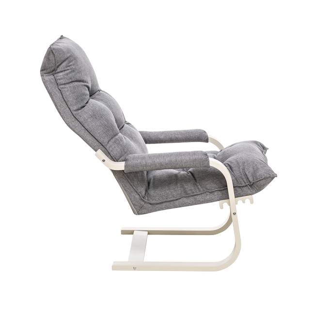 Кресло-трансформер Leset Оливер Слоновая кость Malmo 90 (серый)
