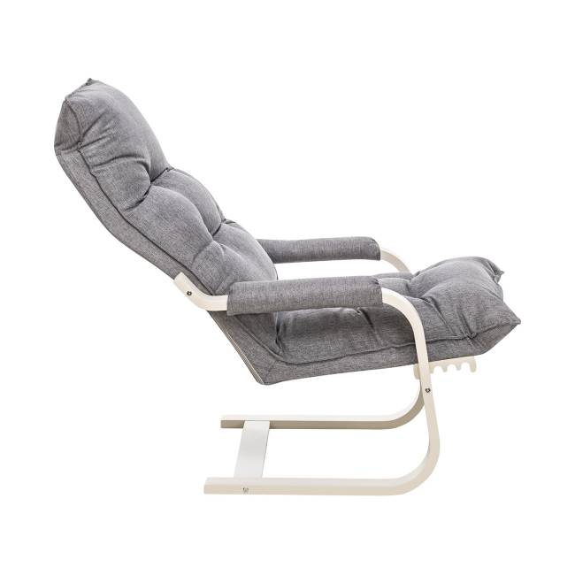 Кресло-трансформер Leset Оливер Слоновая кость Malmo 90 (серый)