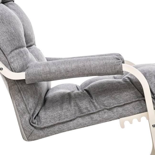 Кресло-трансформер Leset Оливер Слоновая кость Malmo 90 (серый)