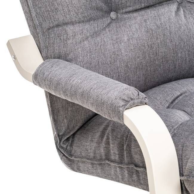 Кресло-трансформер Leset Оливер Слоновая кость Malmo 90 (серый)