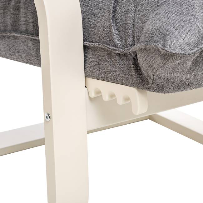 Кресло-трансформер Leset Оливер Слоновая кость Malmo 90 (серый)