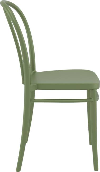 Стул пластиковый Victor оливковый 450х520х850 мм