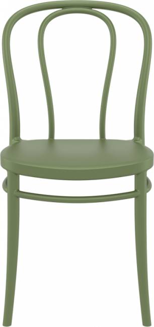 Стул пластиковый Victor оливковый 450х520х850 мм