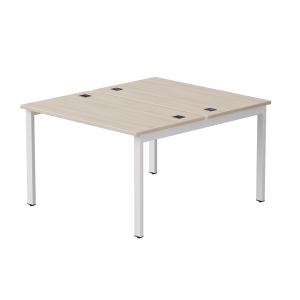 Бенч-система на 2 места Everprof EVO на металлокаркасе 1180х670(1370)x755 Дуб Соната/Белый