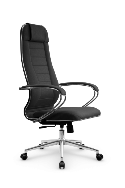 Кресло МЕТТА B 1m 32PF/подл.127/осн.004, рогожка b темно-серый