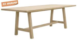 Стол деревянный обеденный Ravona 230 натуральный 2300х1000х750 мм