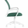 Кресло офисное TopChairs ST-BASIC-W зеленый крестовина пластик белый