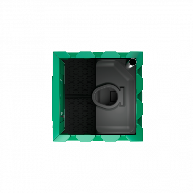 Мобильная туалетная кабина «Полимер Стандарт» (зеленая)