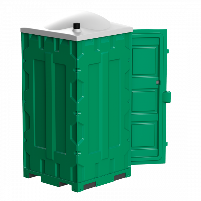 Мобильная туалетная кабина «Полимер Стандарт» (зеленая)