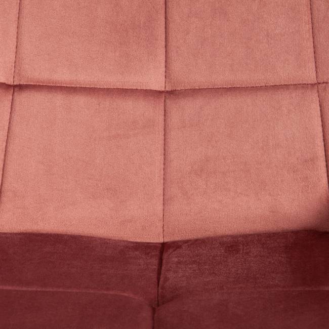 Стул ABRUZZO ( mod. 8060 ) металл/велюр, 54 х 62 х 83 см, коралловый (HLR 44)/черный (Комплект из 4 шт.) коралловый металл/велюр