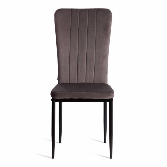 Стул VERTER (mod. BC577-DC) / 1 шт. в упаковке металл, флок, 41 х 52 х 95 см, Dark grey (темно-серый) HLR24 / черный темно-серый металл, флок Стул VERTER (mod. BC577-DC) / 1 шт. в упаковке металл, флок, 41 х 52 х 95 см, Dark grey (темно-серый) HLR24 / черный темно-серый металл, флок