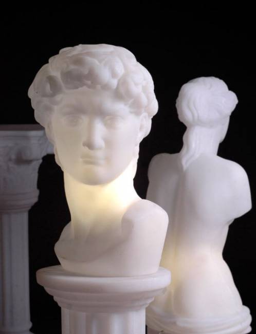 Светильник пластиковый Давид Davide Lighting белый 350х300х450 мм