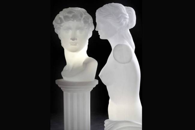 Светильник пластиковый Давид Davide Lighting белый 350х300х450 мм