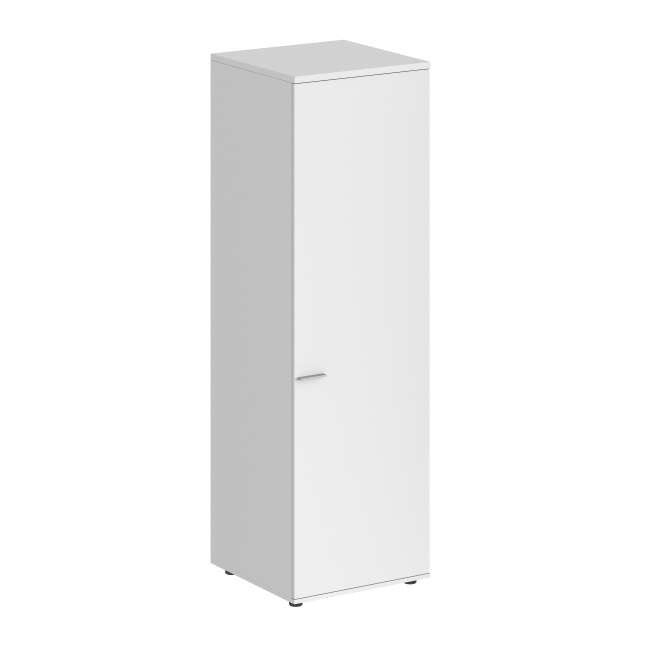 SG.826.WH.WH.R / Гардероб 600х600х1955, з.ст ЛДСП 16 мм, правый / корпус: белый; фасад: белый