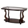 Стол журнальный Берже 3С темно-коричневый