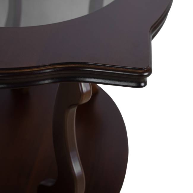 Стол журнальный Берже 3С темно-коричневый