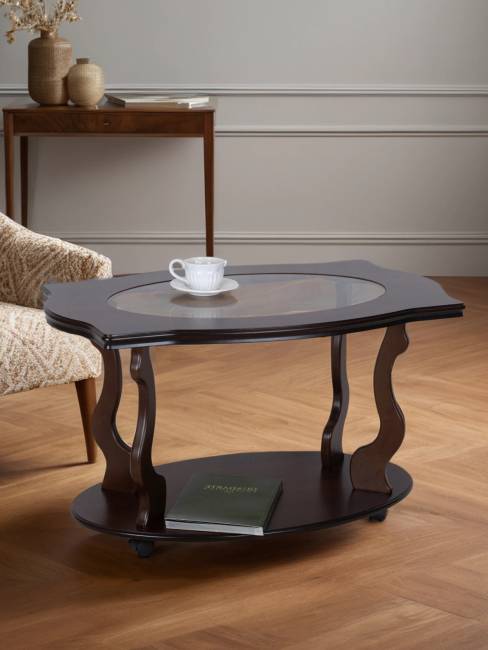 Стол журнальный Берже 3С темно-коричневый