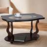 Стол журнальный Берже 3С темно-коричневый