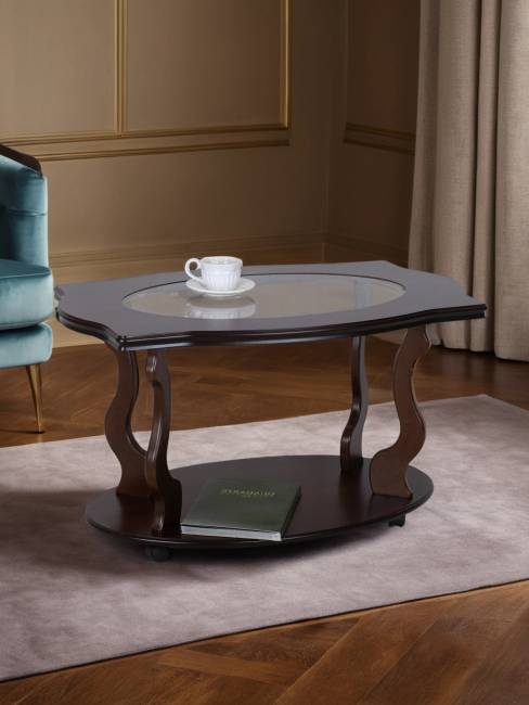 Стол журнальный Берже 3С темно-коричневый