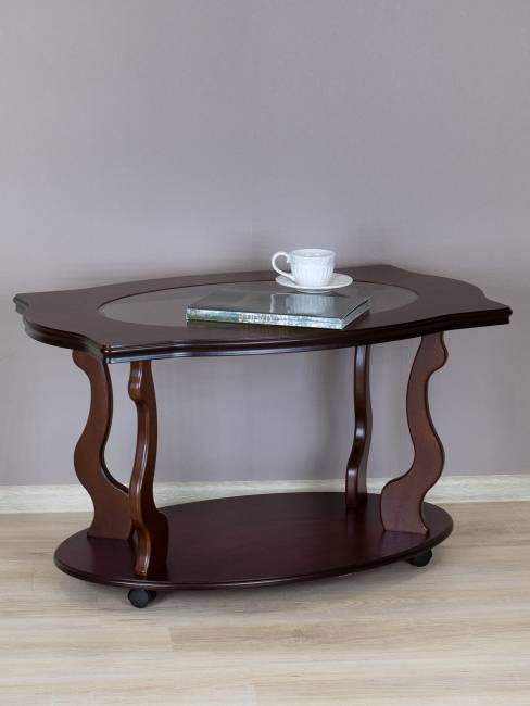 Стол журнальный Берже 3С темно-коричневый