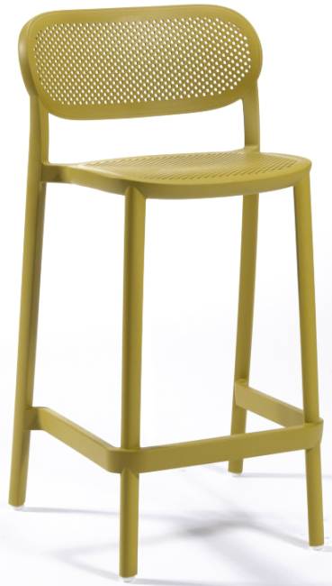 Стул пластиковый полубарный Nuta Stool 68 485х470х920 мм