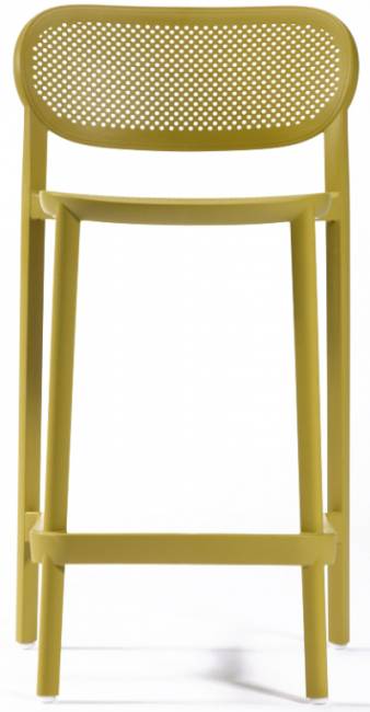 Стул пластиковый полубарный Nuta Stool 68 485х470х920 мм