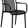 Набор 3 шт Стул обеденный DOBRIN WALTER ARM, черный (B-03)